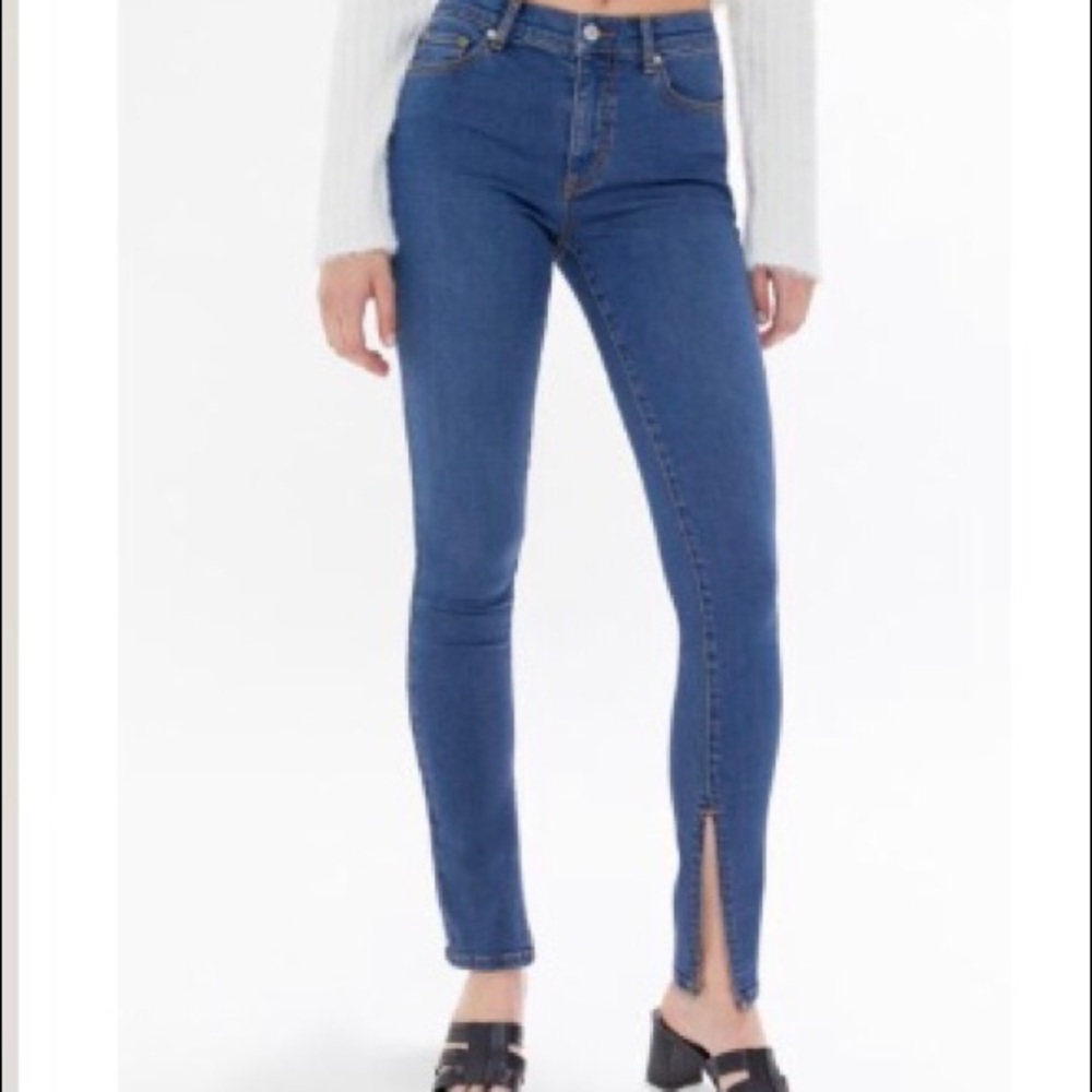 BDG denim jeans with slits at ankle